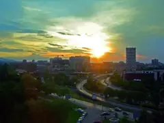 Изглед към центъра на София